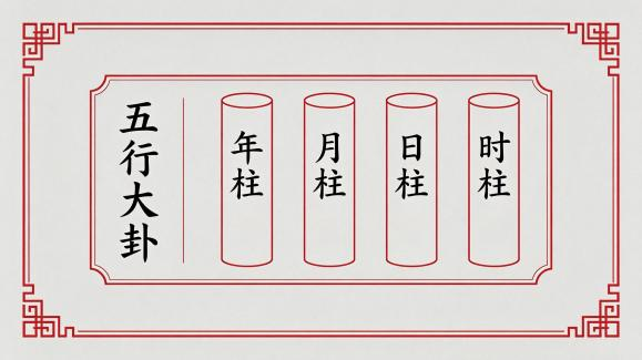 八字四柱五行图